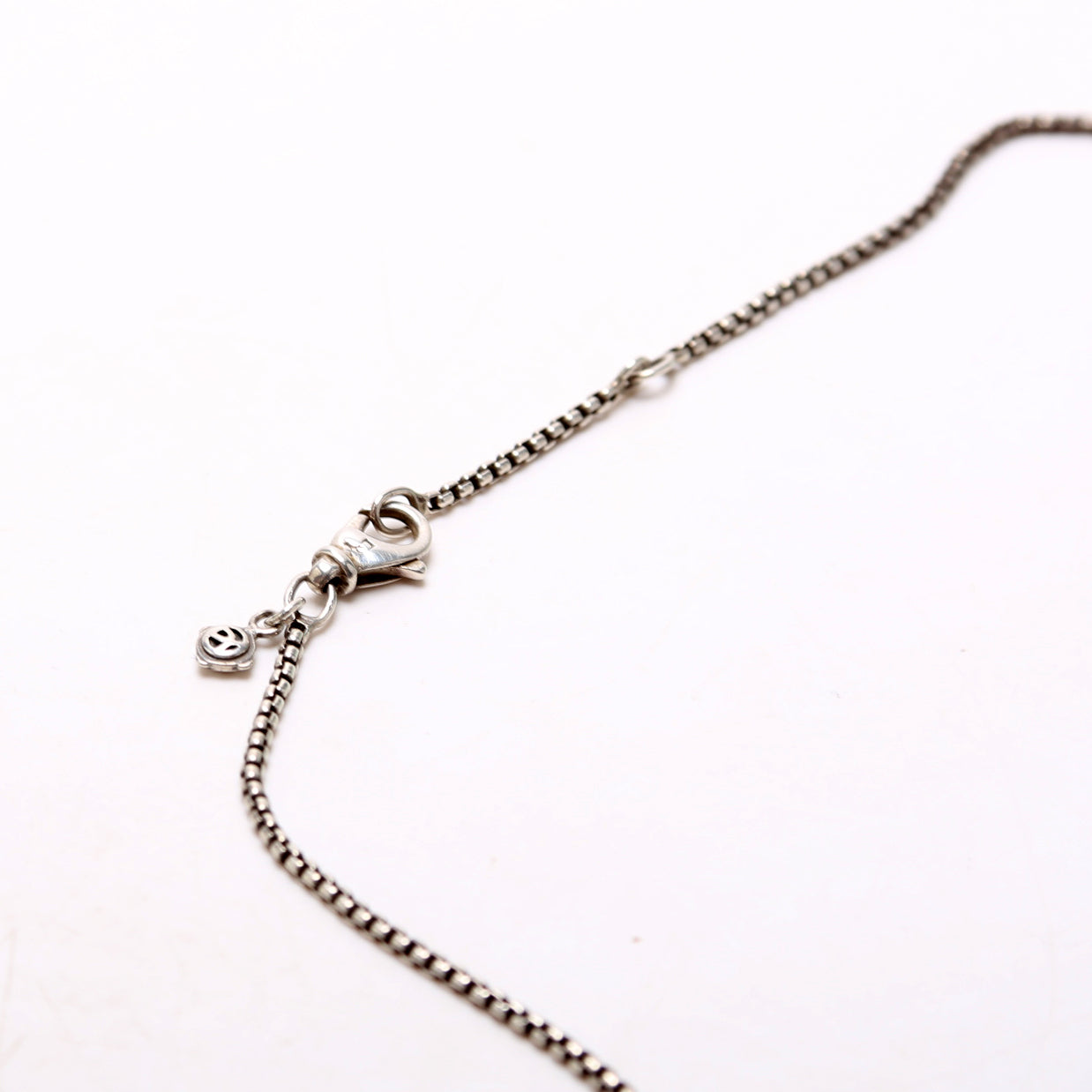 Heart Station Necklace 925/PAVE