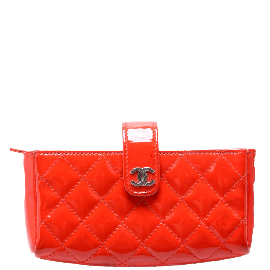 CC Quilted Patent Pouch