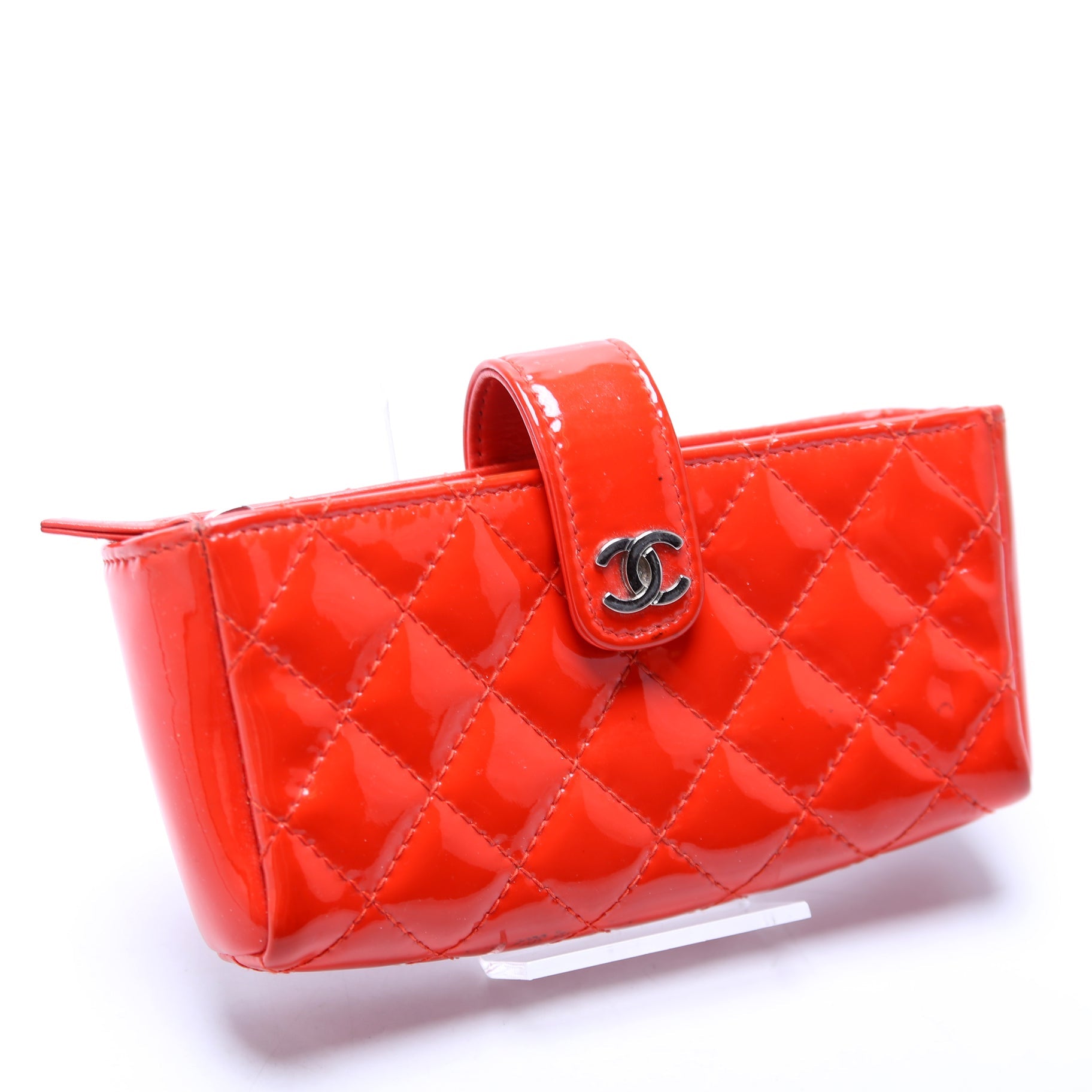 CC Quilted Patent Pouch