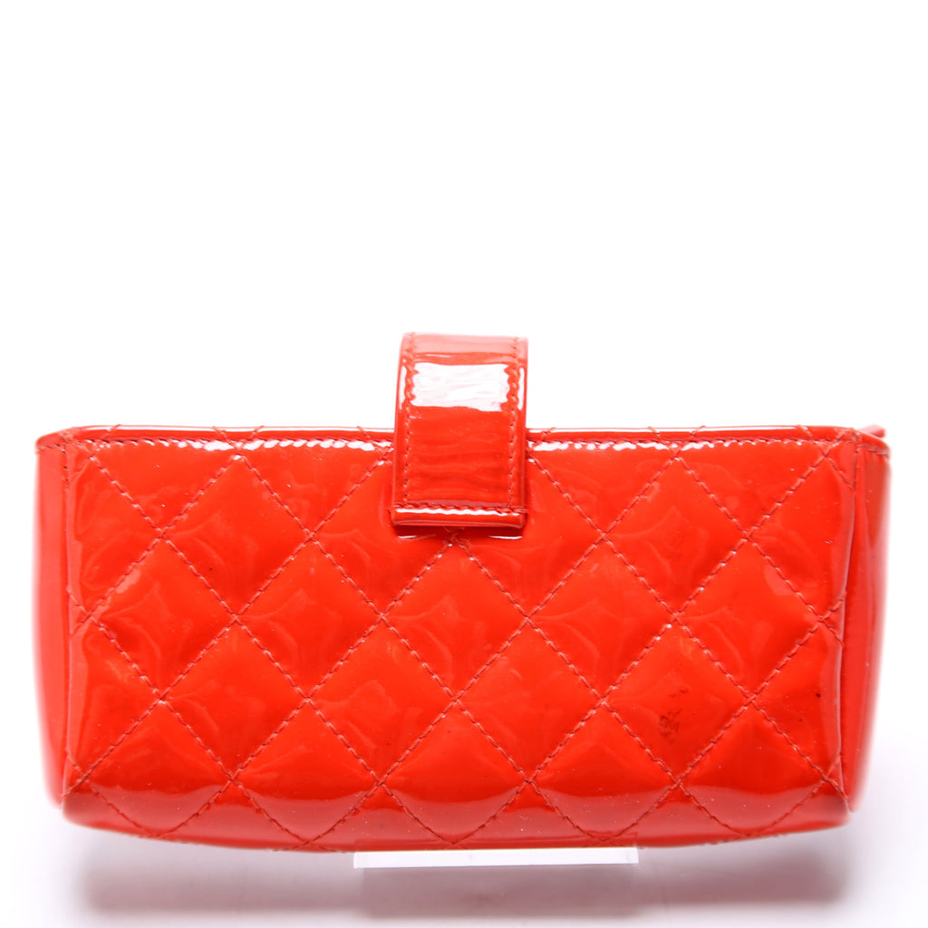 CC Quilted Patent Pouch