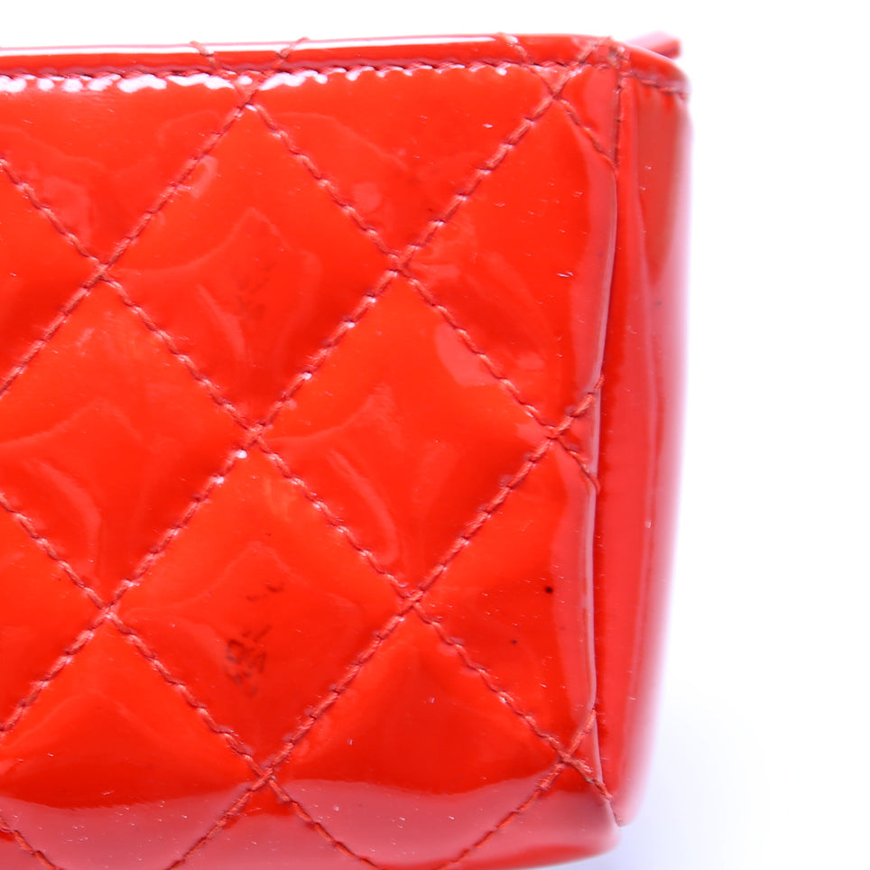 CC Quilted Patent Pouch
