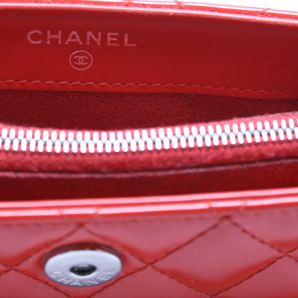 CC Quilted Patent Pouch