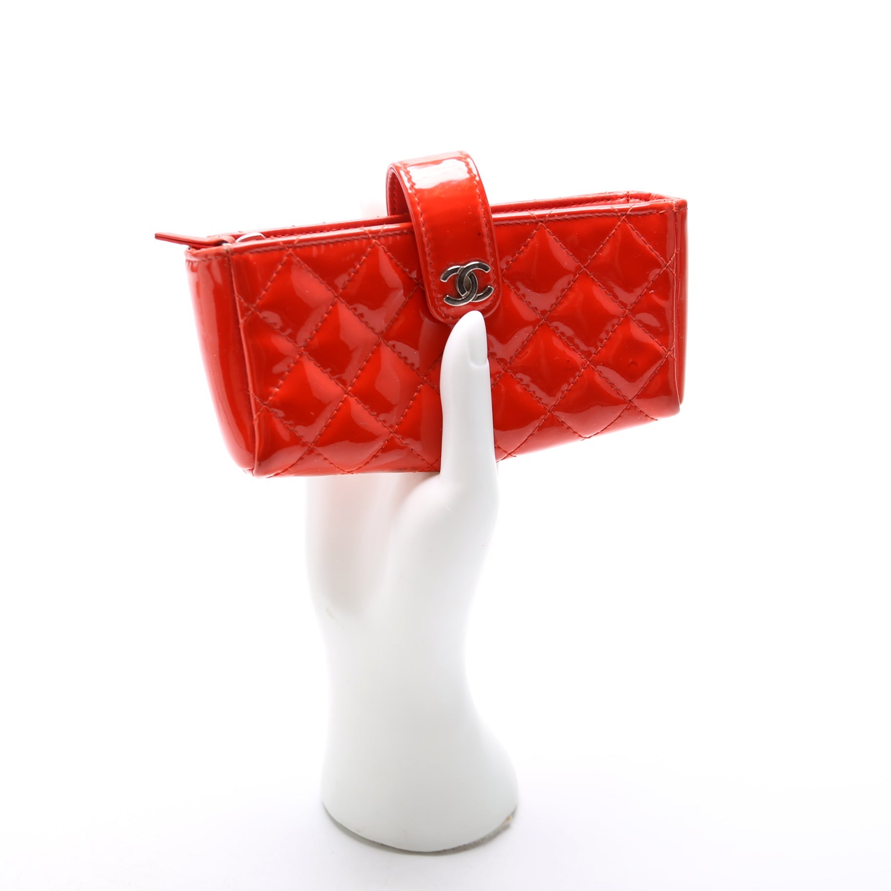 CC Quilted Patent Pouch