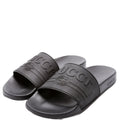 Logo Rubber Slides Size 39 Black