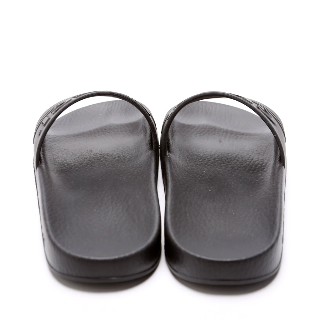 Logo Rubber Slides Size 39 Black