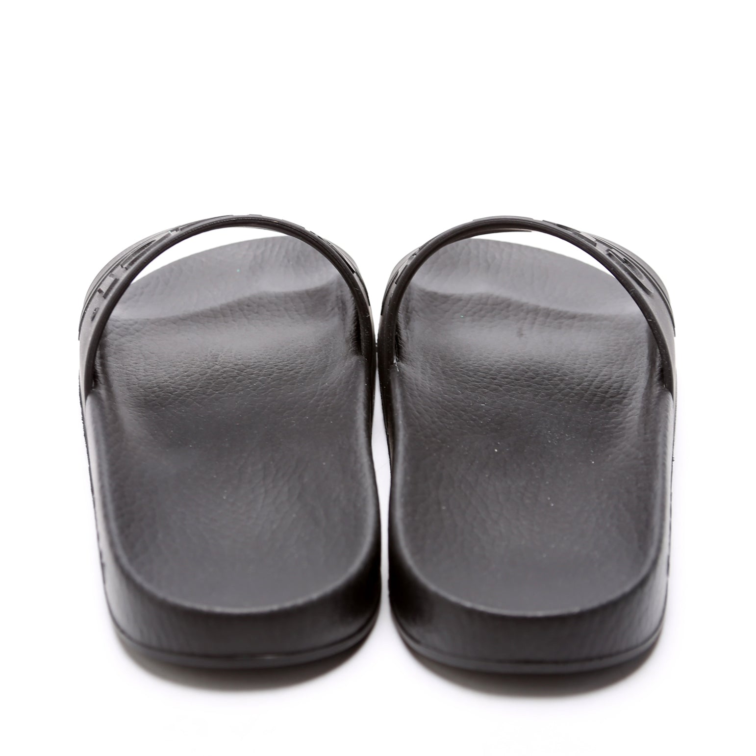 Logo Rubber Slides Size 39 Black