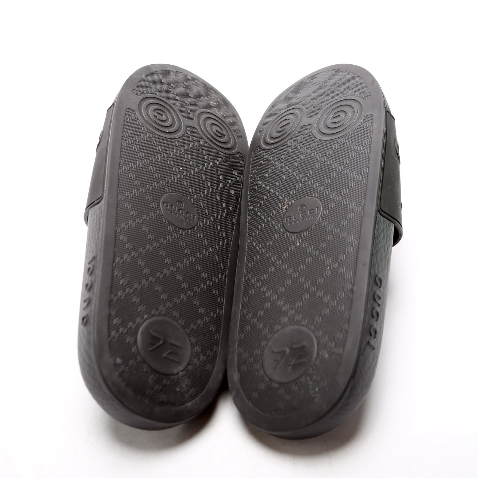 Logo Rubber Slides Size 39 Black