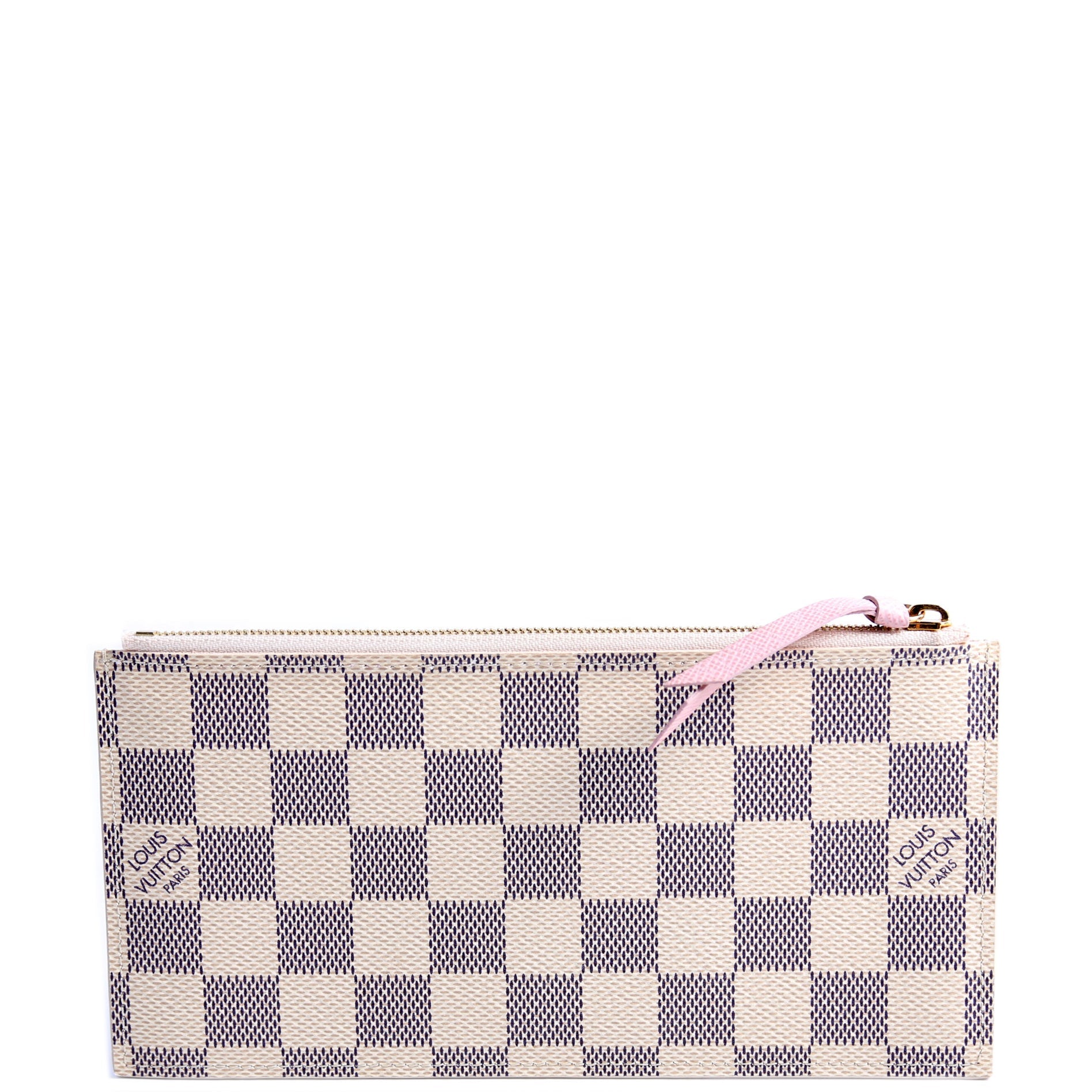 Pochette Felicie Zip Insert Only Damier Azur Pink