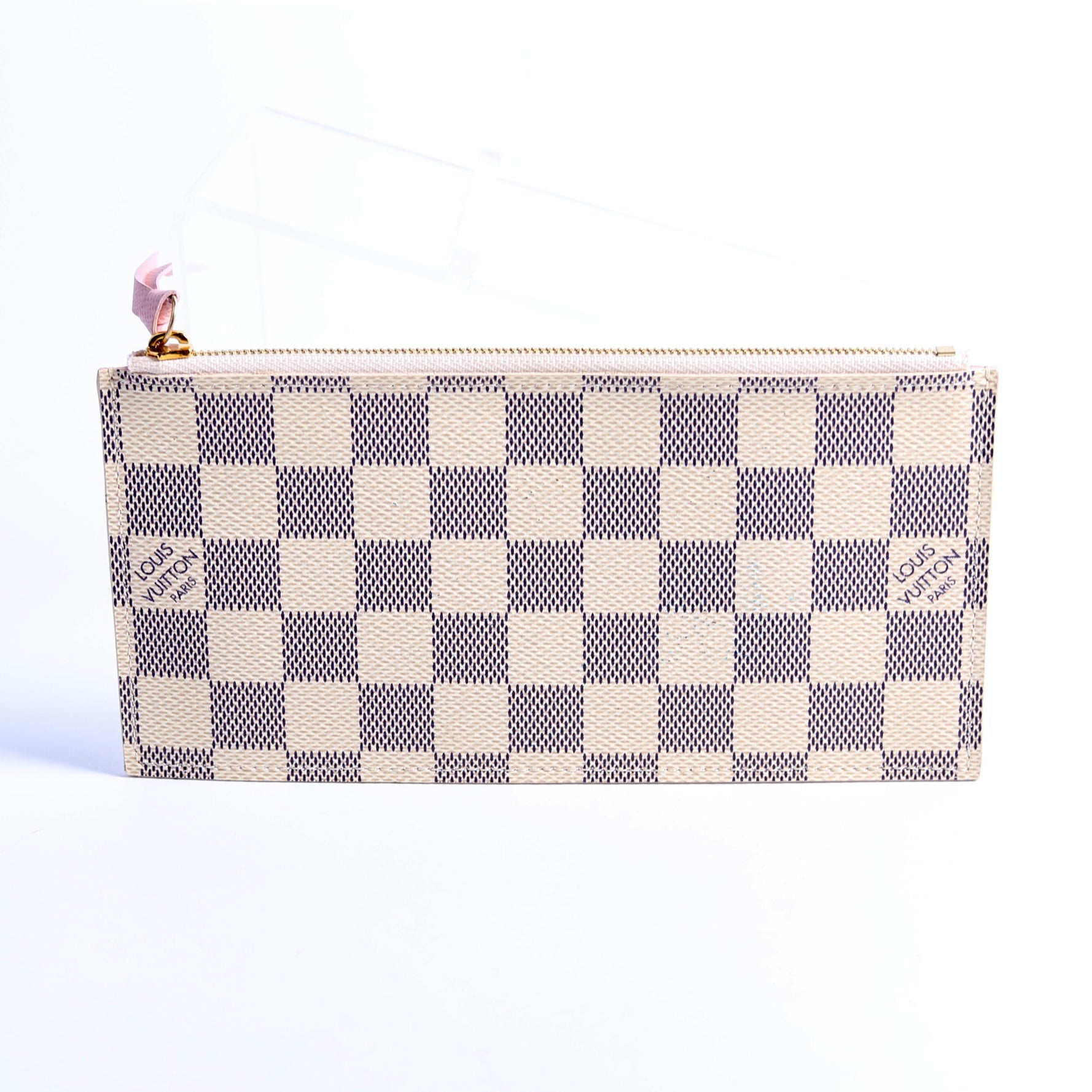 Pochette Felicie Zip Insert Only Damier Azur Pink