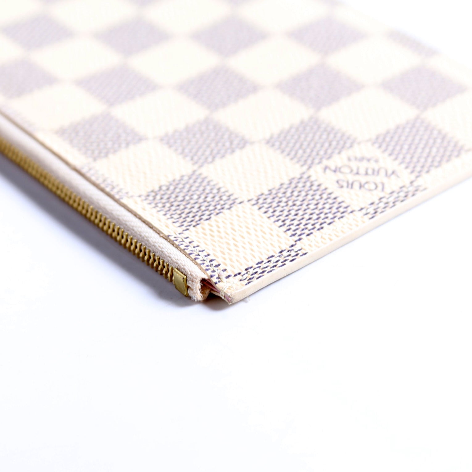 Pochette Felicie Zip Insert Only Damier Azur Pink