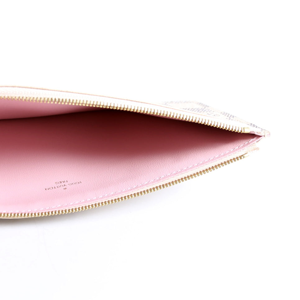 Pochette Felicie Zip Insert Only Damier Azur Pink
