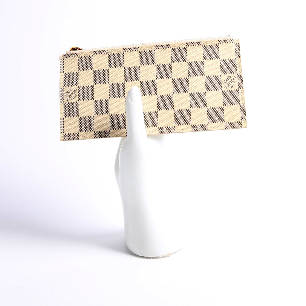 Pochette Felicie Zip Insert Only Damier Azur Pink