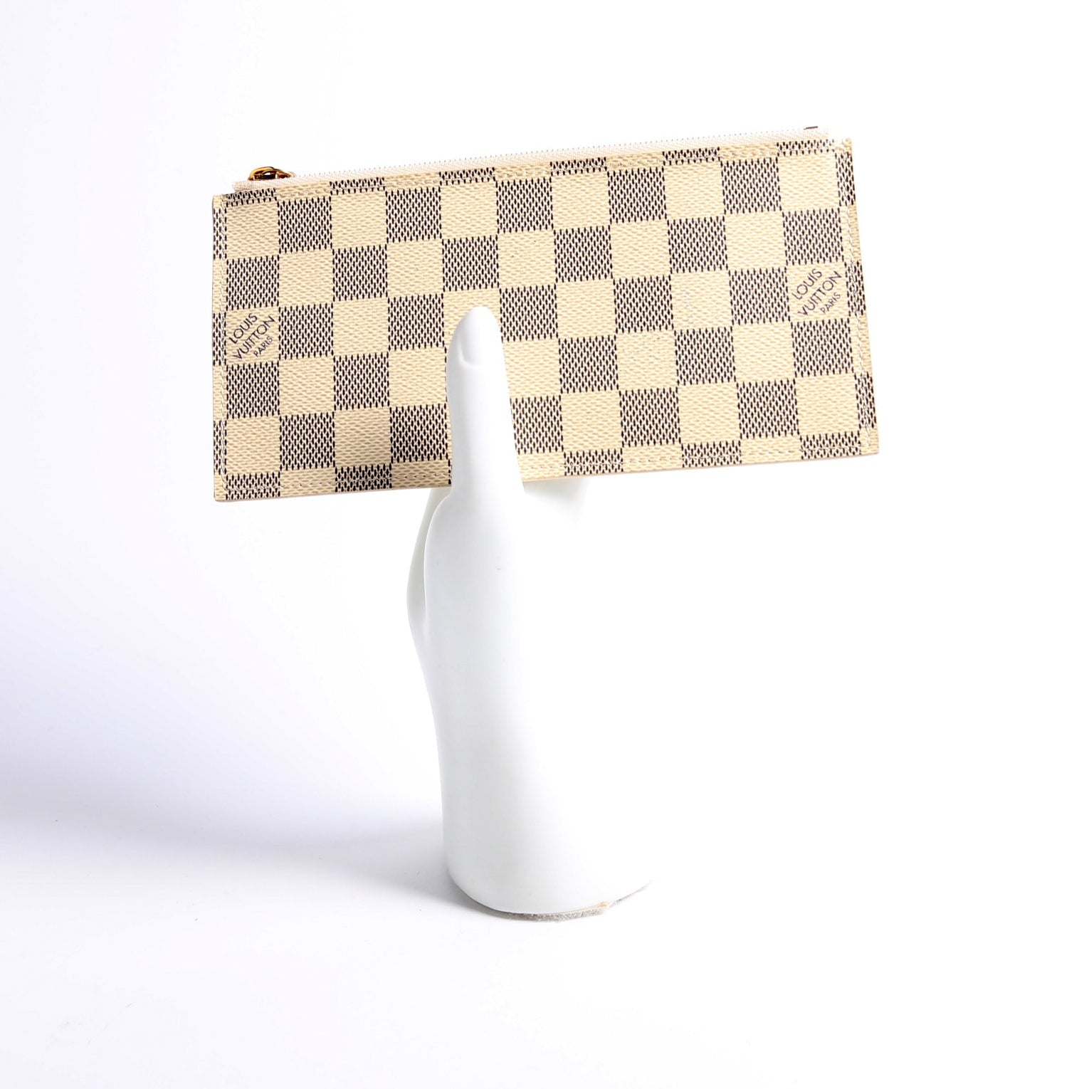 Pochette Felicie Zip Insert Only Damier Azur Pink