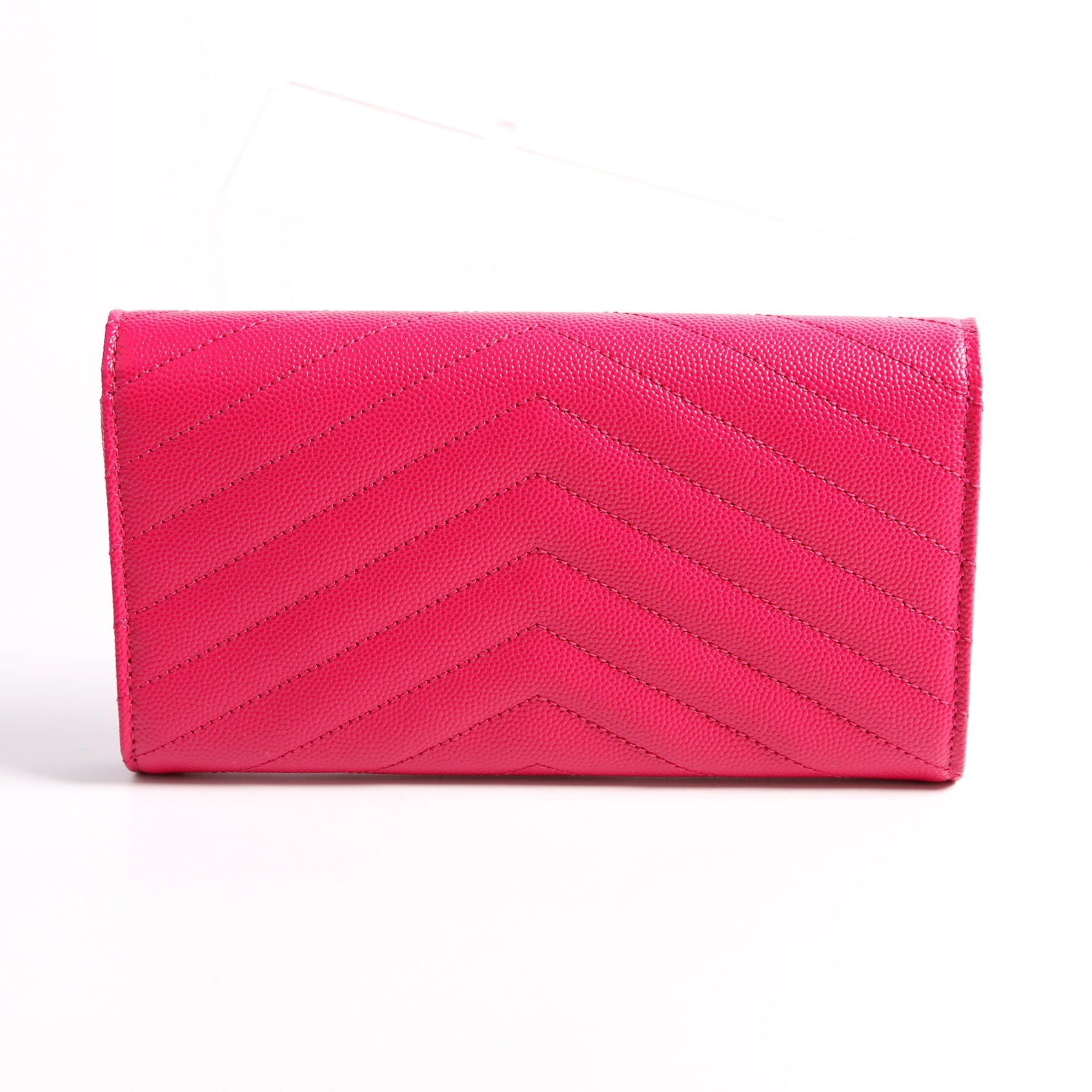 Flap Wallet Large Grain De Poudre 372264 Pink