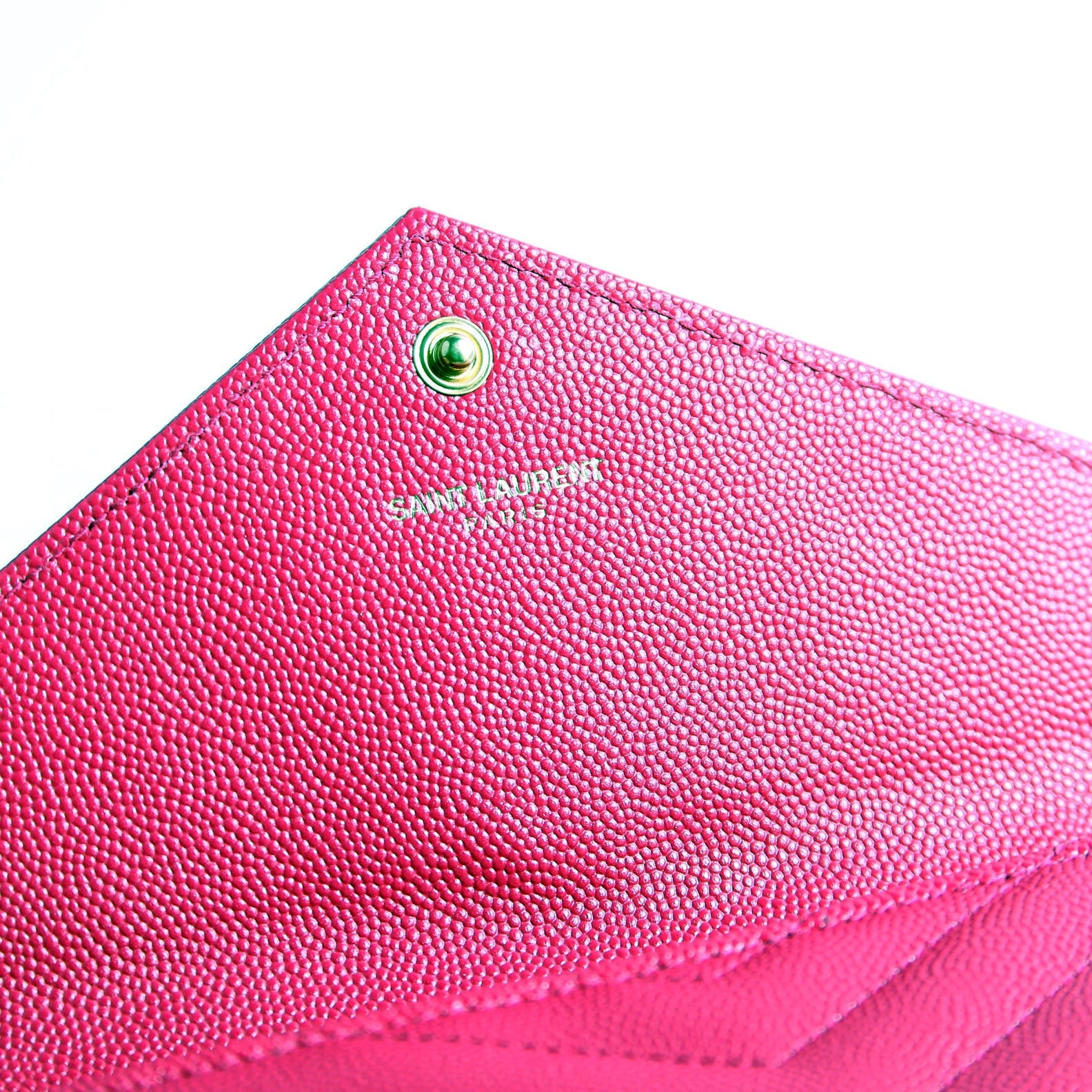 Flap Wallet Large Grain De Poudre 372264 Pink