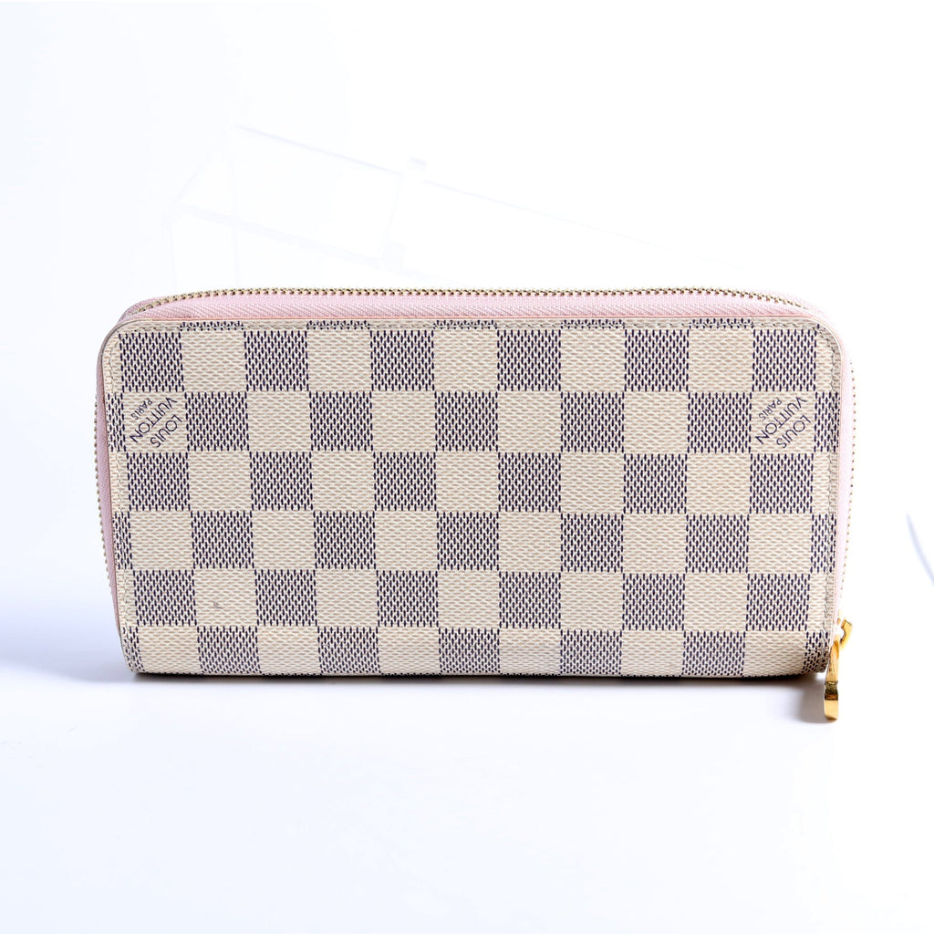Zippy Wallet Damier Azur Pink