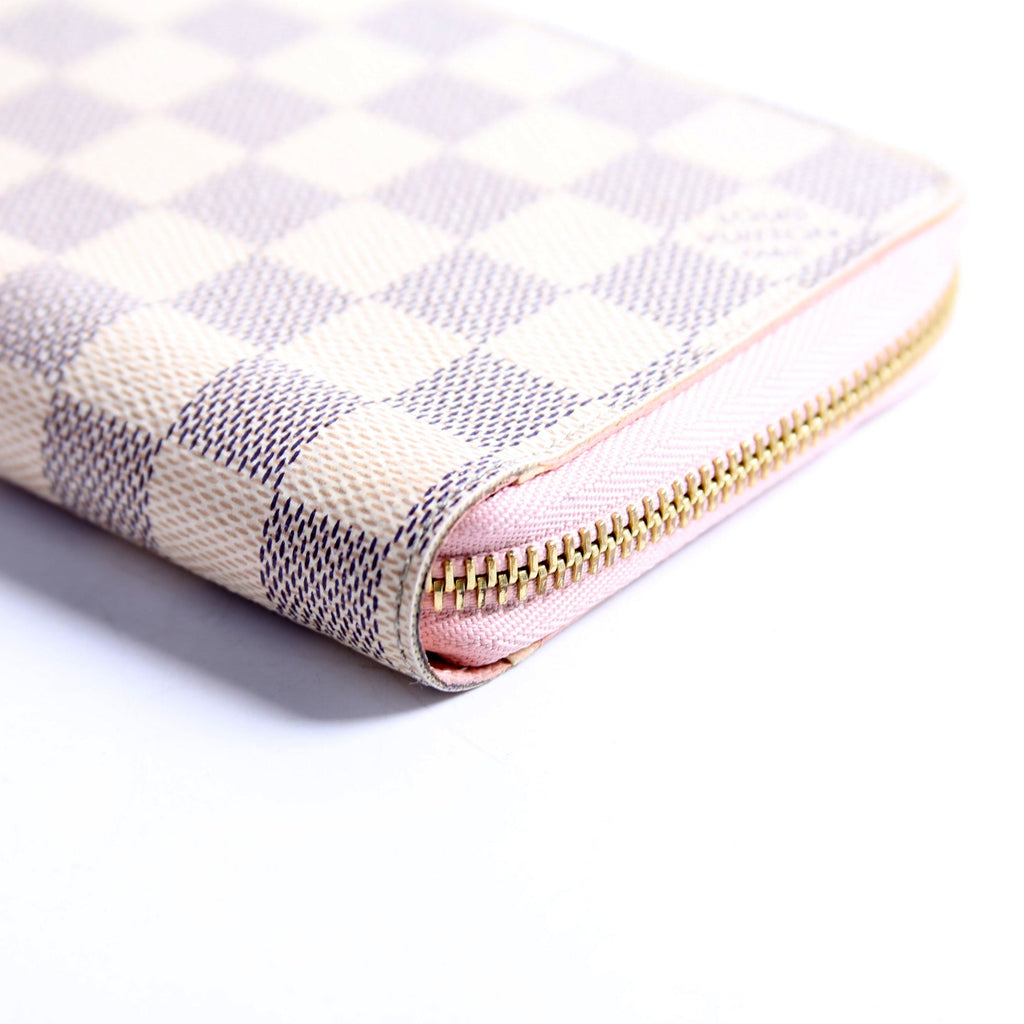 Zippy Wallet Damier Azur Pink