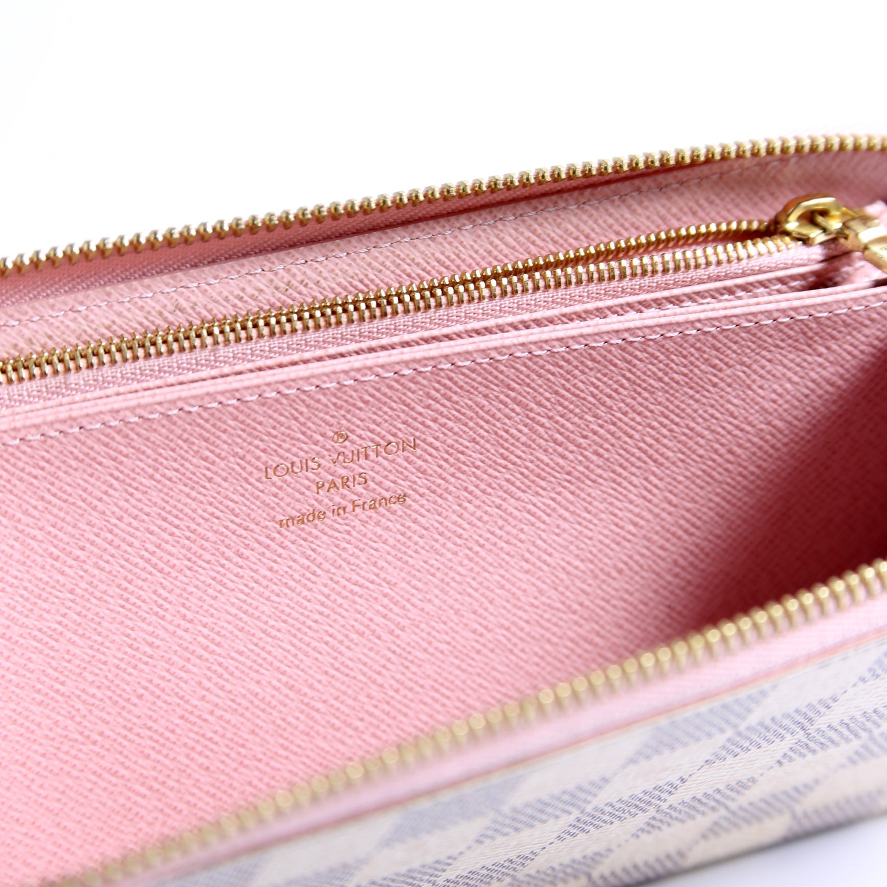 Zippy Wallet Damier Azur Pink