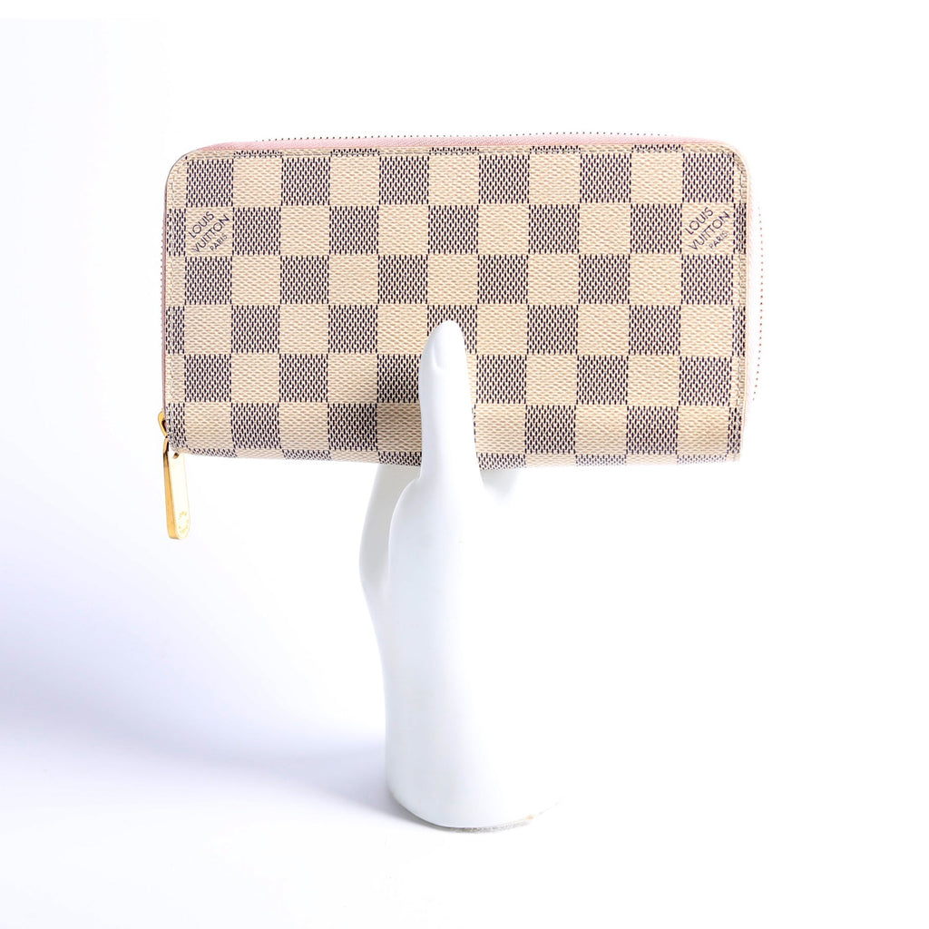 Zippy Wallet Damier Azur Pink