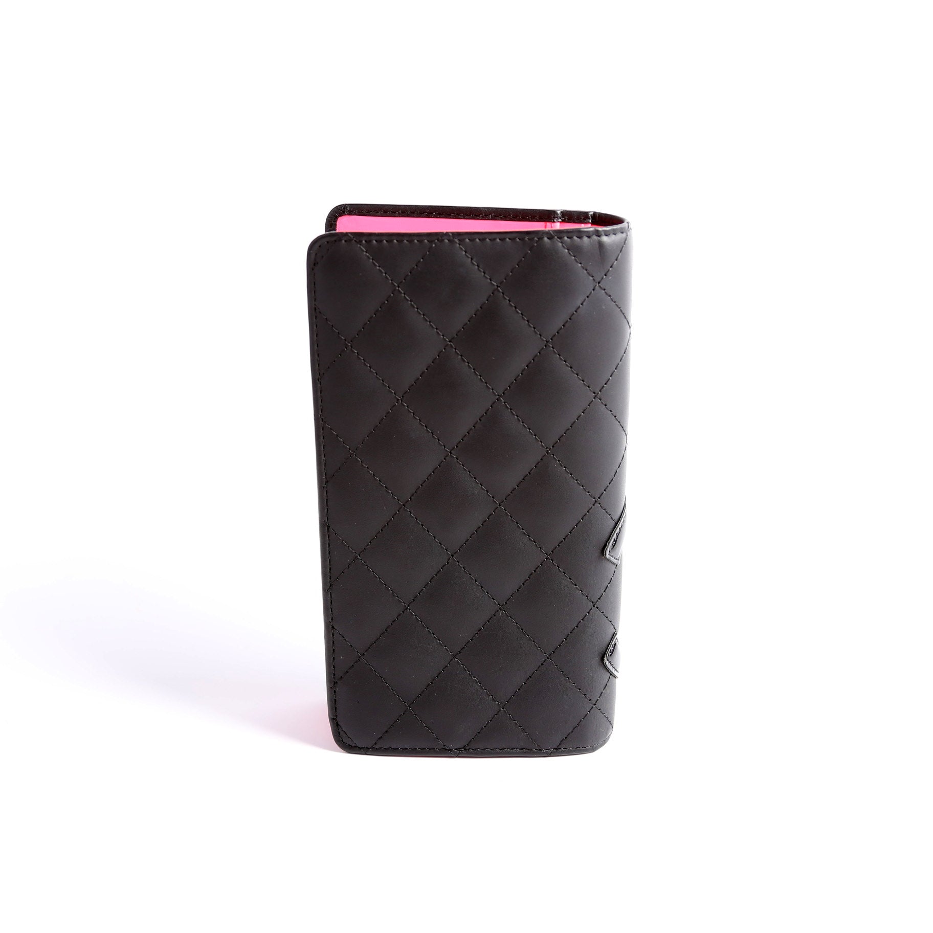 Cambon Ligne Long Wallet Black/Pink