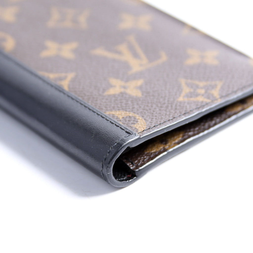 Brazza Wallet Macassar Monogram Black