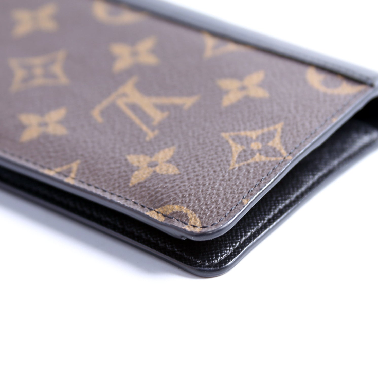 Brazza Wallet Macassar Monogram Black