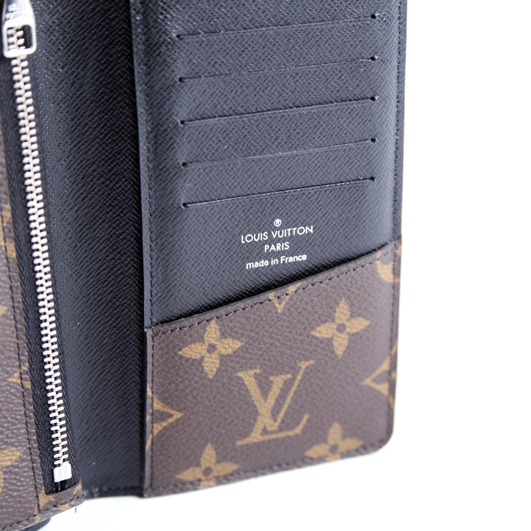 Brazza Wallet Macassar Monogram Black
