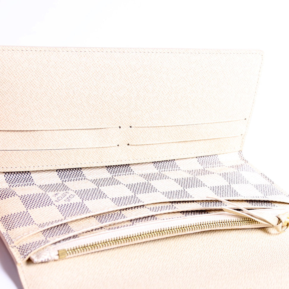 Josephine Wallet Damier Azur