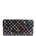 Sarah Wallet NM Multicolor Monogram Black