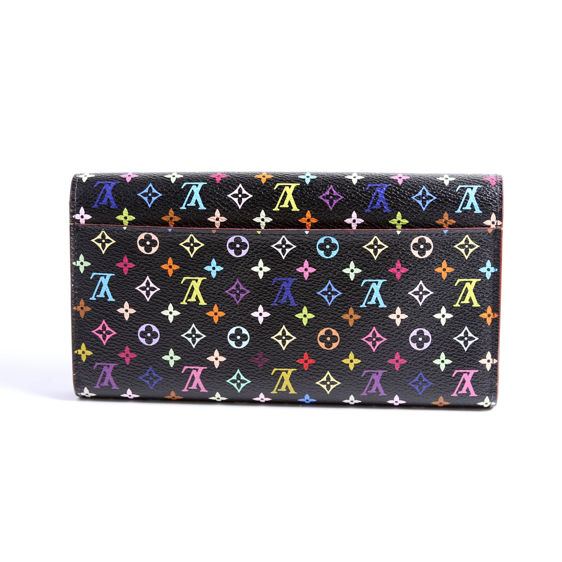 Sarah Wallet NM Multicolor Monogram Black