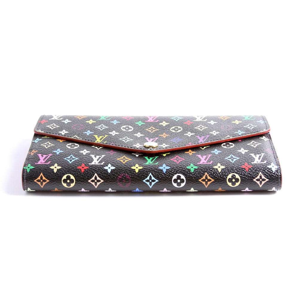 Sarah Wallet NM Multicolor Monogram Black