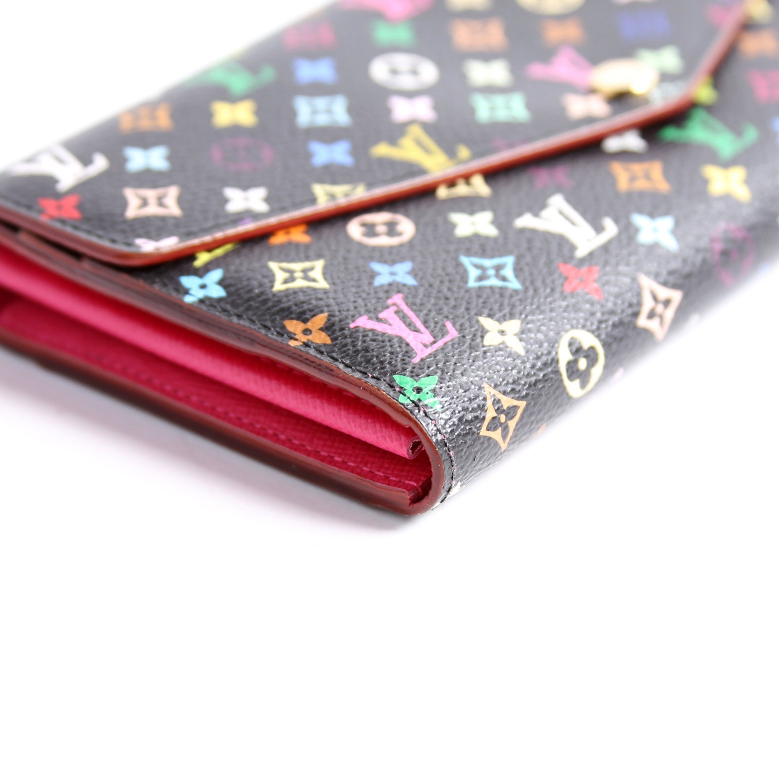 Sarah Wallet NM Multicolor Monogram Black
