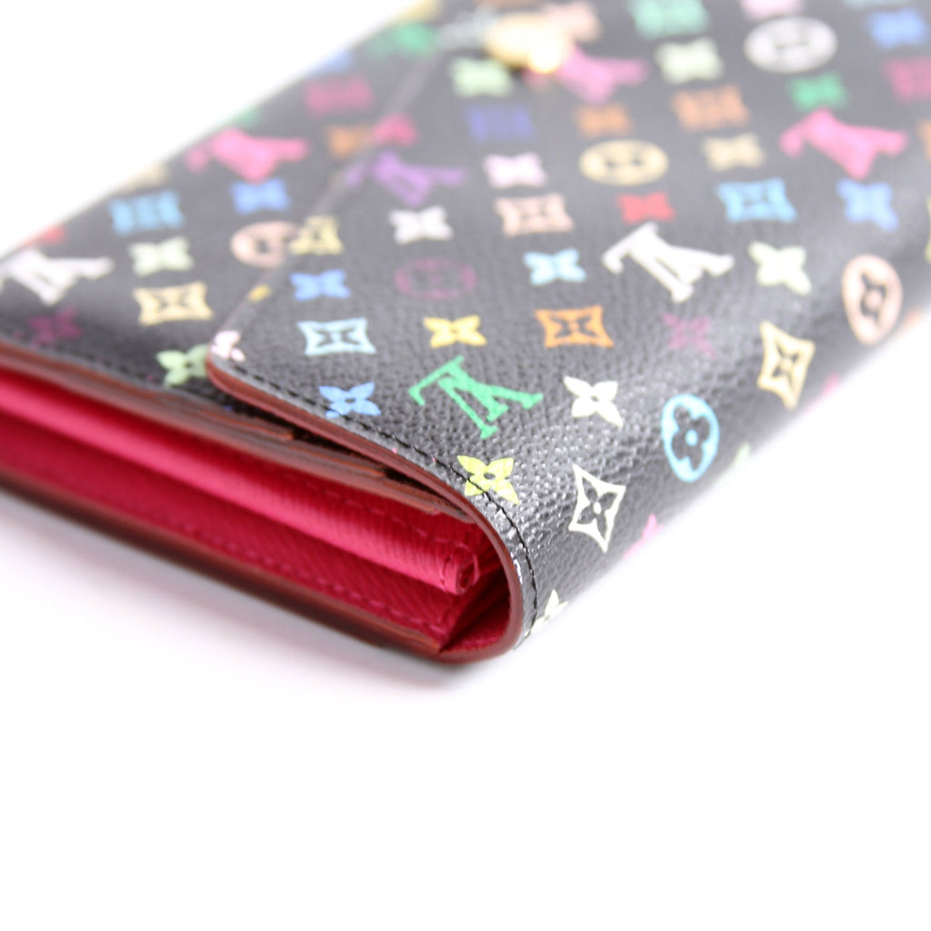 Sarah Wallet NM Multicolor Monogram Black