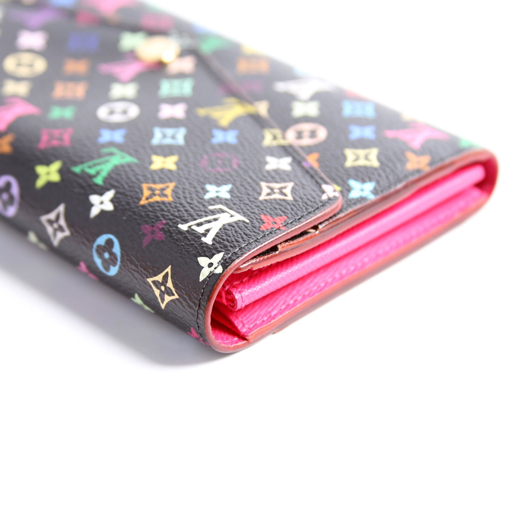 Sarah Wallet NM Multicolor Monogram Black