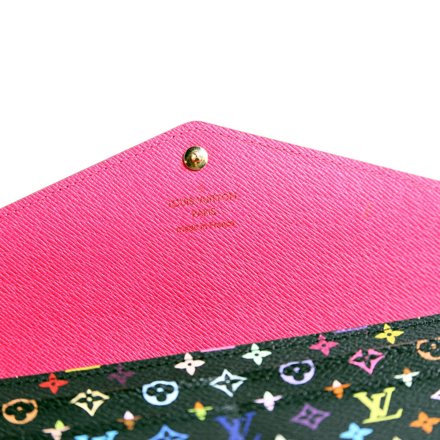 Sarah Wallet NM Multicolor Monogram Black
