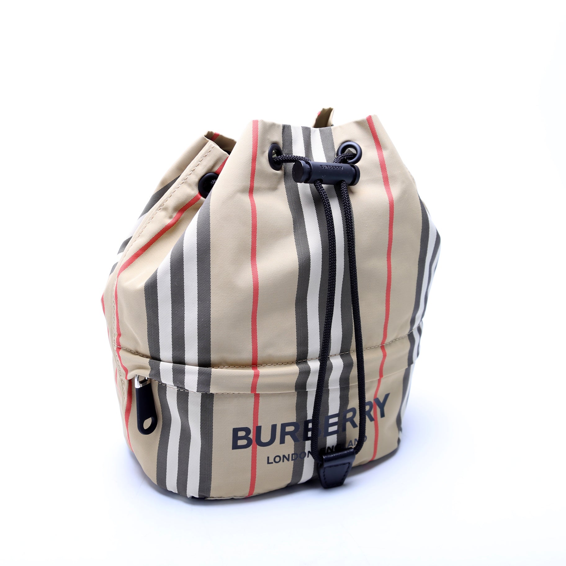 Inon Stripe Nylon Drawcord Pouch