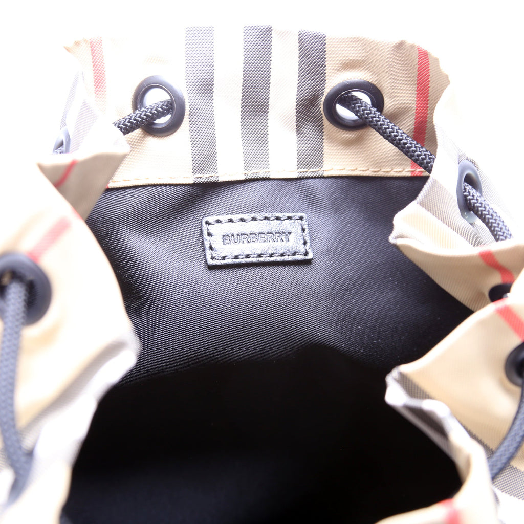Inon Stripe Nylon Drawcord Pouch