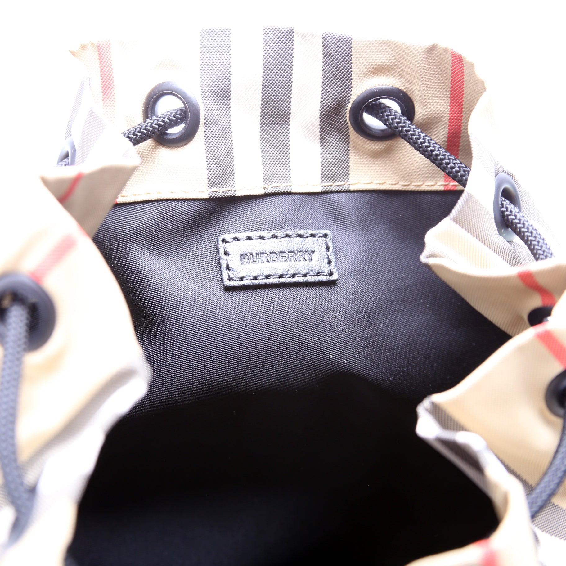Inon Stripe Nylon Drawcord Pouch