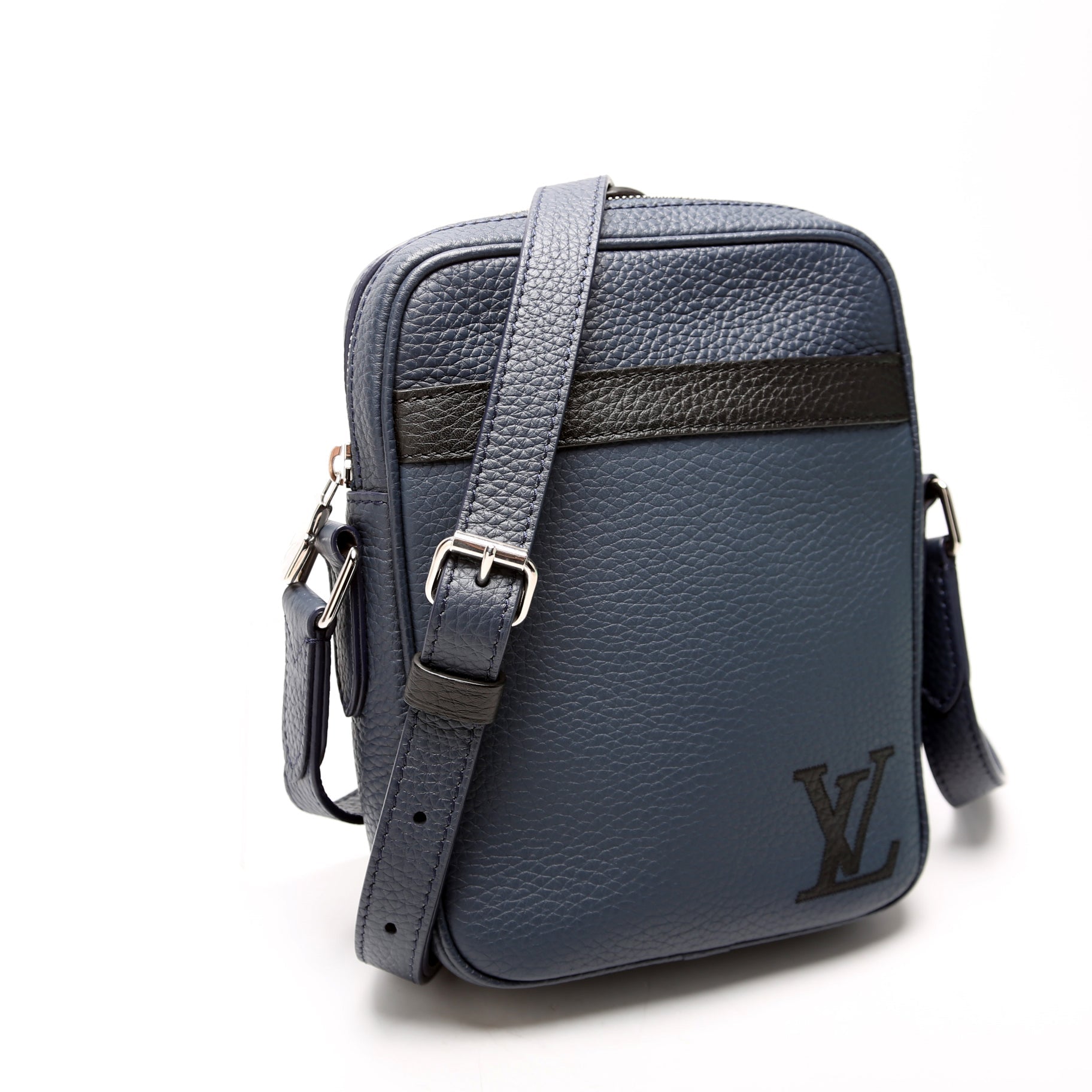 Danube Slim Taurillon Leather Blue