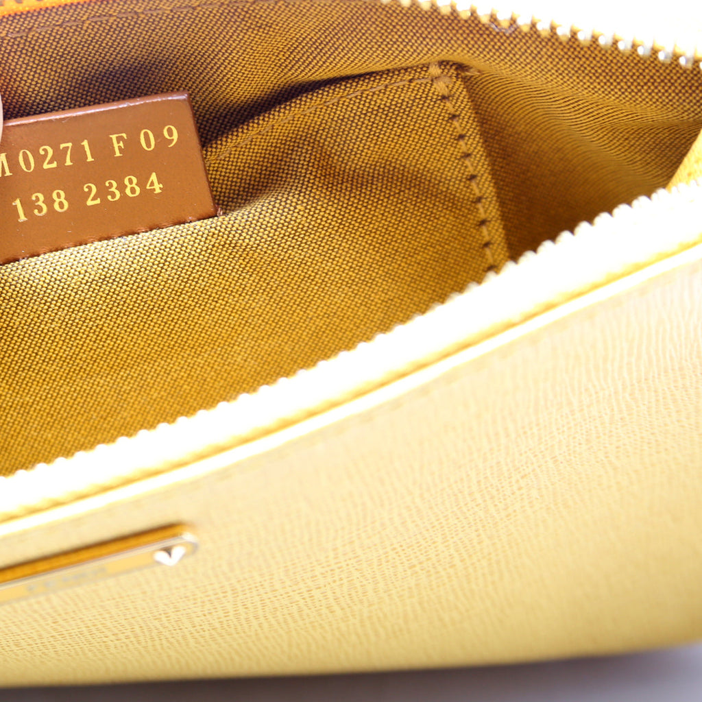8M0271 Vitello Elite Pochette Amarena Yellow