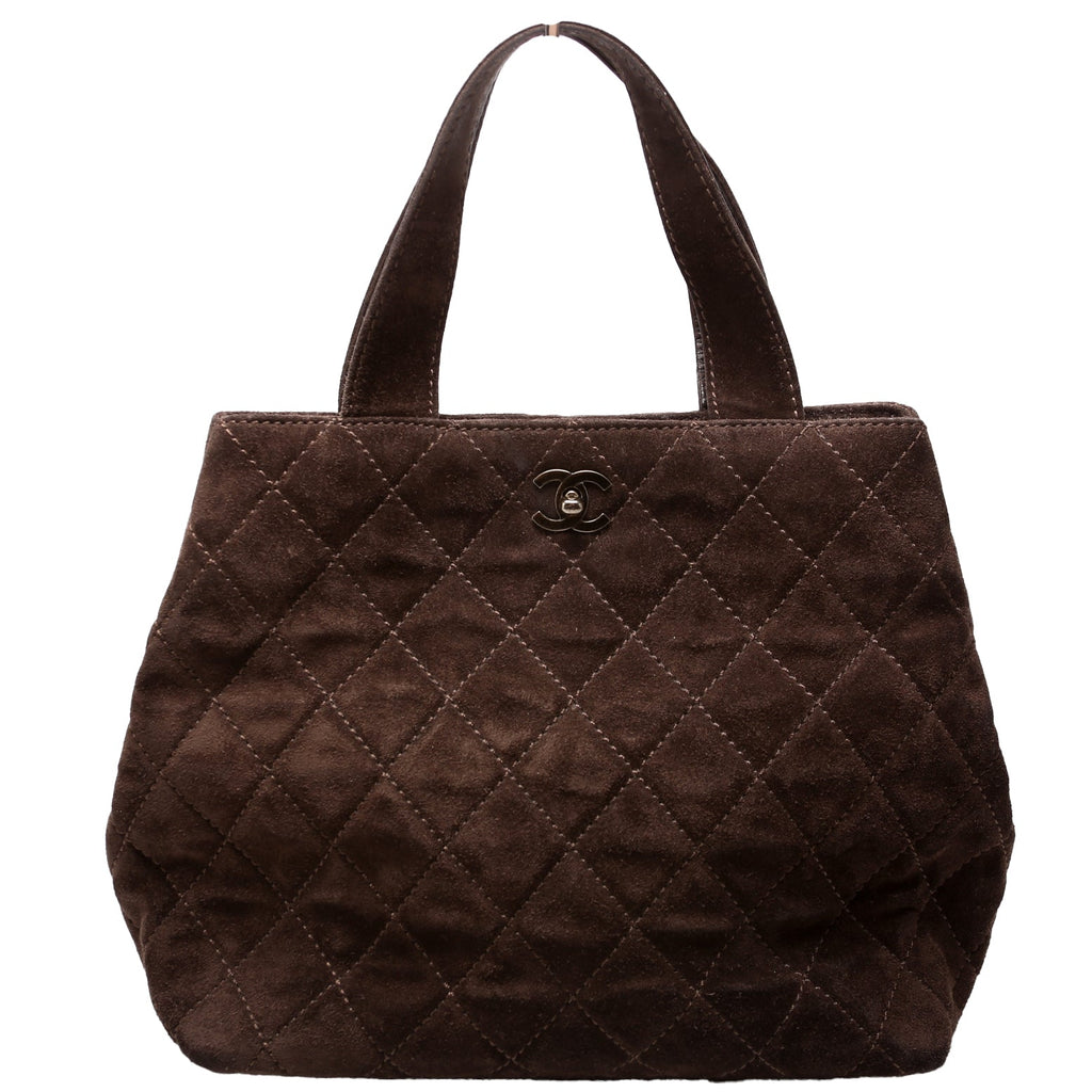 CC Top Handle Suede 7MM Brown