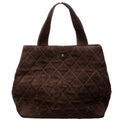 CC Top Handle Suede 7MM Brown