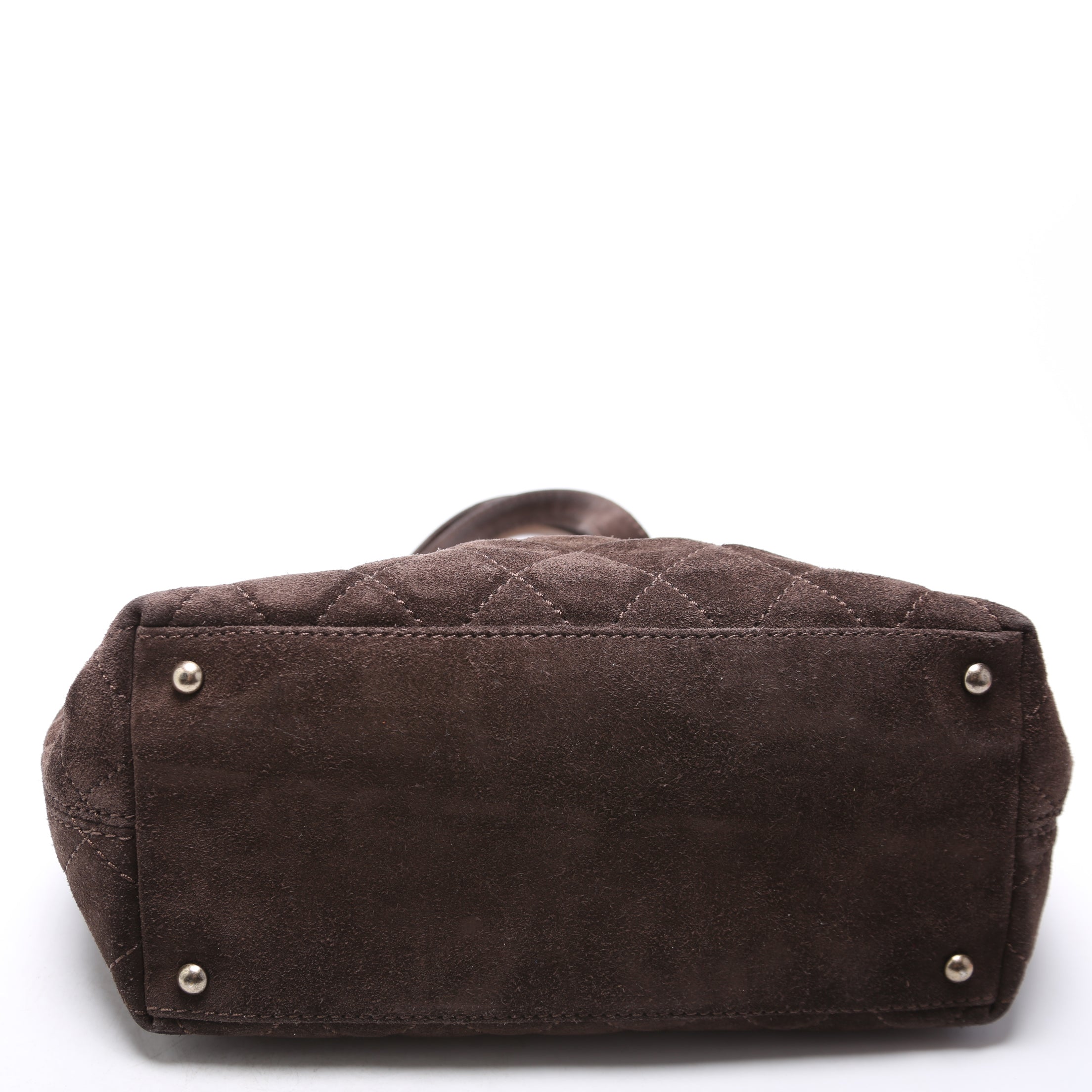 CC Top Handle Suede 7MM Brown