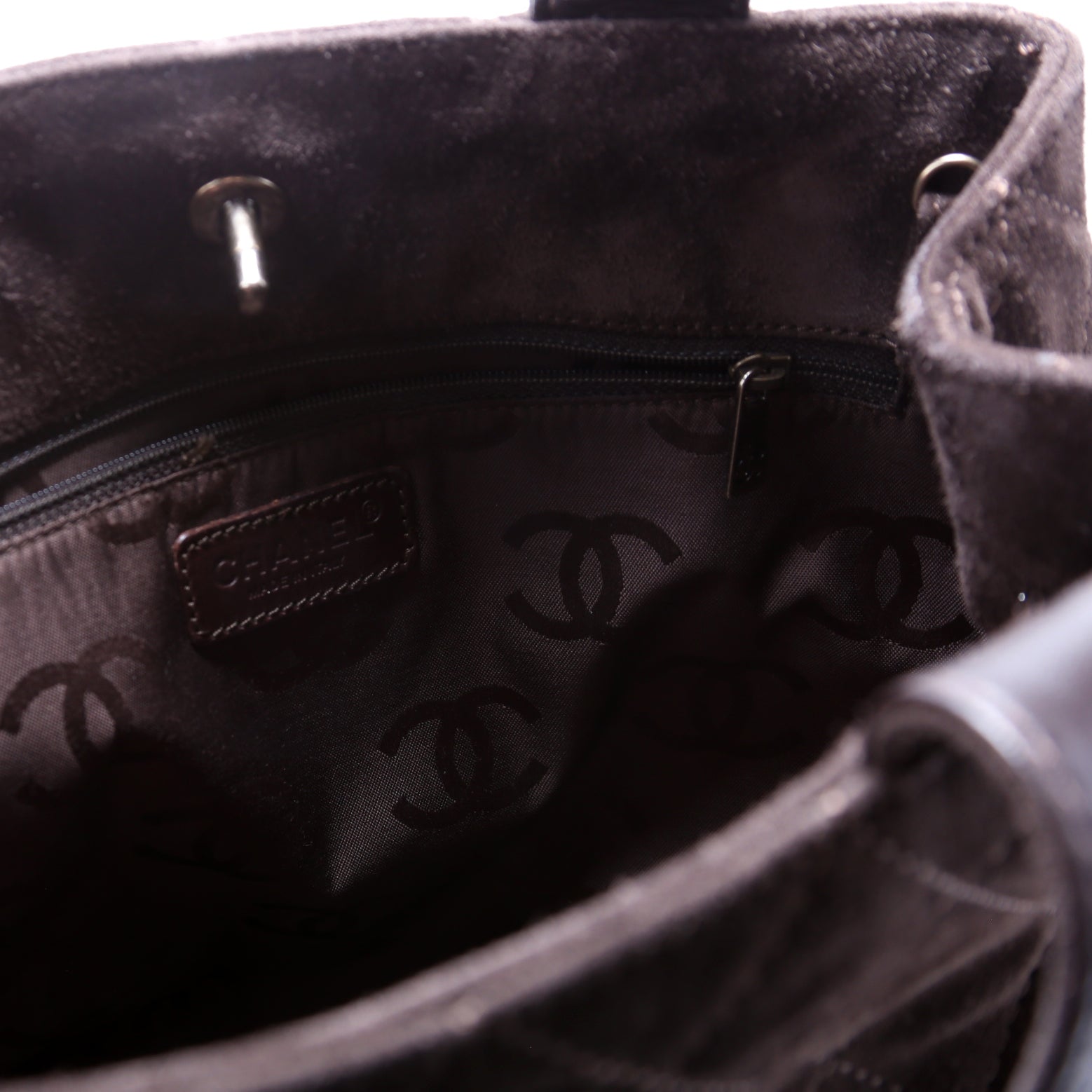 CC Top Handle Suede 7MM Brown