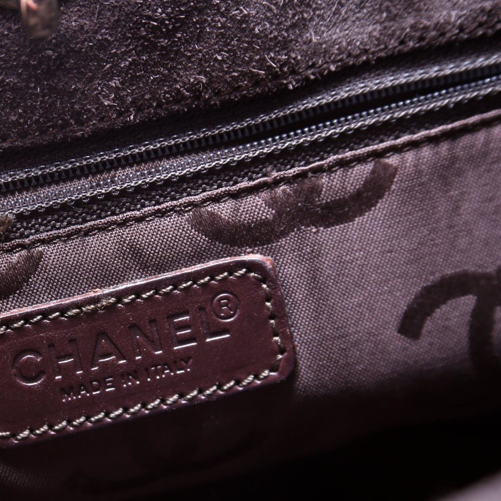 CC Top Handle Suede 7MM Brown