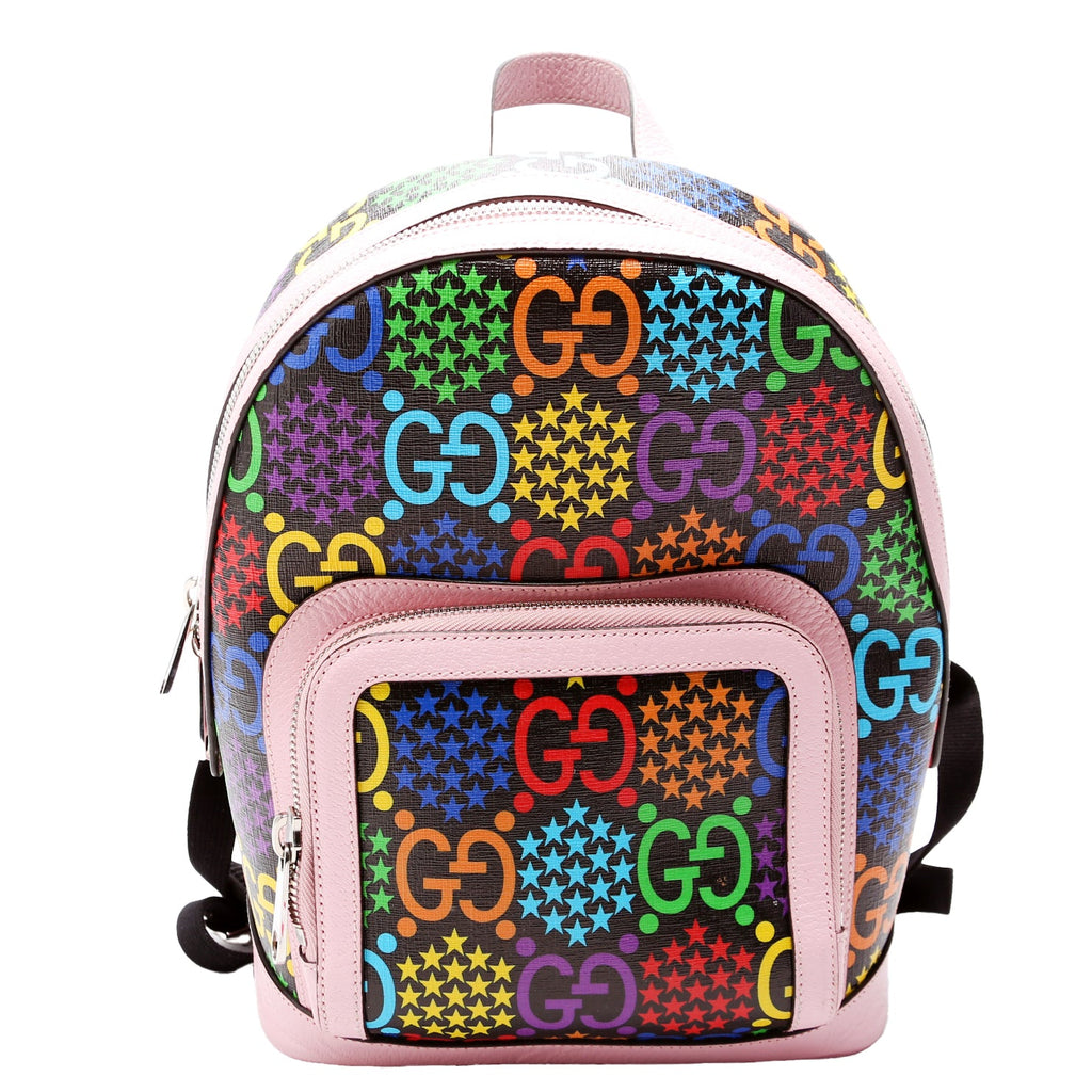 601296 Psychedelic GG Backpack Pink