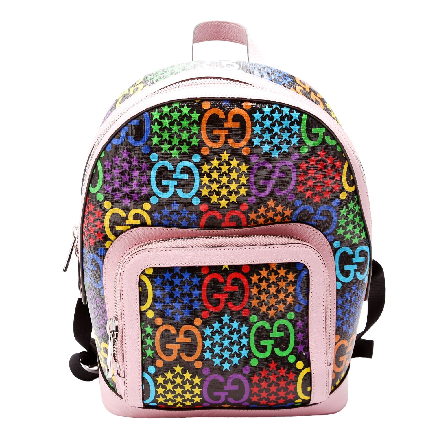 601296 Psychedelic GG Backpack Pink
