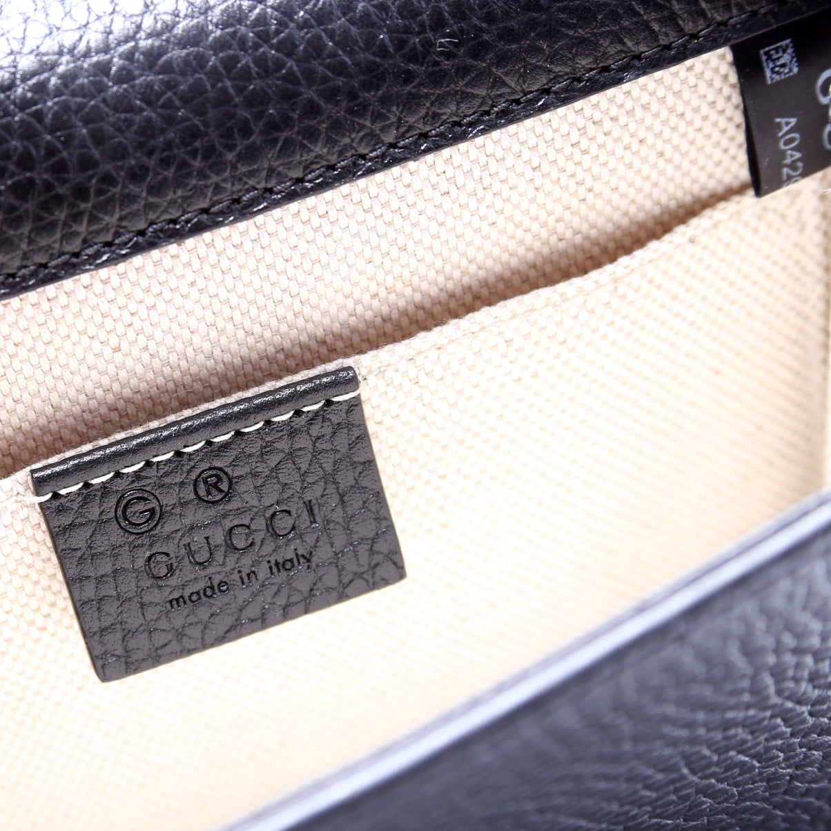 779790 Marmont Chain Small Black