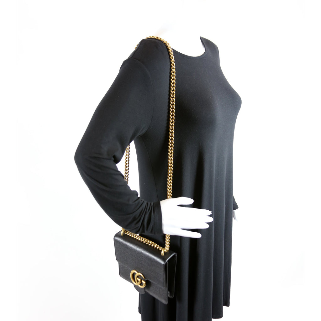 779790 Marmont Chain Small Black