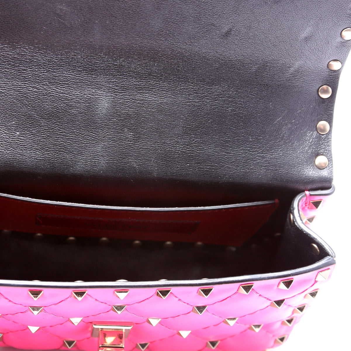 Rockstud Spike Bag Mini Pink